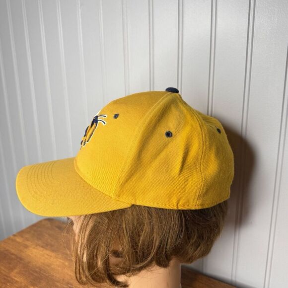 Vintage 90s Zephyr Zfit Georgia Tech Yellow Jackets Buzz Hat Cap Size 7 - Picture 3 of 9